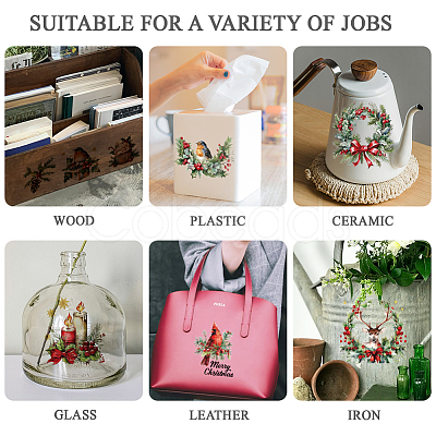 3 Sheets 3 Styles PVC Waterproof Decorative Stickers DIY-WH0404-158-1