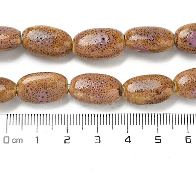 Handmade Porcelain Beads Strands PORC-B002-18A-1