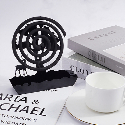 430 Stainless Steel Mosquito Coil Holder AJEW-WH0010-87-1