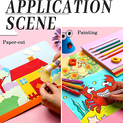 50Pcs A4 Craft Paper Cardstock DIY-SP0003-11E-1