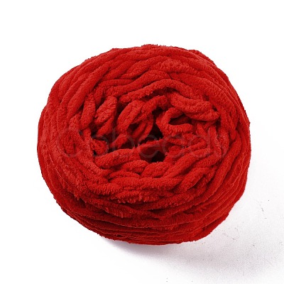 Bulky Soft Polyester Crocheting Knitting Yarn for Scarf OCOR-G009-03T-1