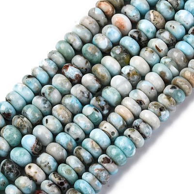 Natural Larimar Beads Strands G-H004-A01-02-1
