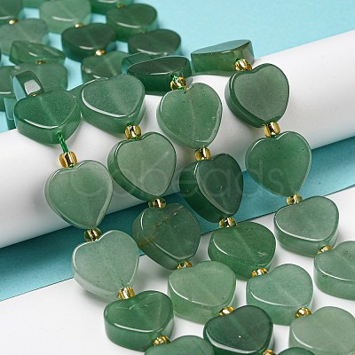 Natural Green Aventurine Beads Strands G-G072-D02-01-1