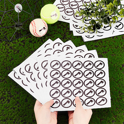 PVC Plastic Waterproof Stickers LS-DIY-WH0386-18E-1