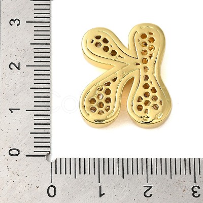 Rack Plating Brass Micro Pave Clear Cubic Zirconia Perdants KK-C067-11G-K-1
