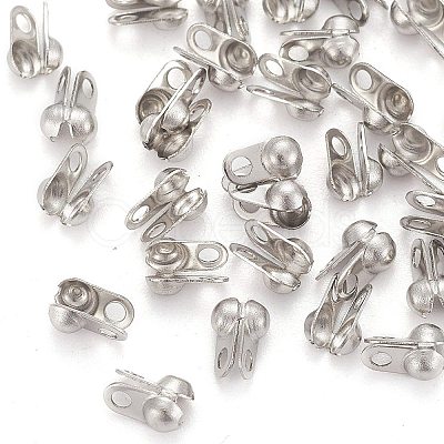 Tarnish Resistant 304 Stainless Steel Bead Tips LS-X-STAS-R063-20-1