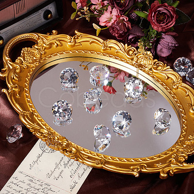 12Pcs Transparent K9 Glass Display Decorations DJEW-SP0001-02-1