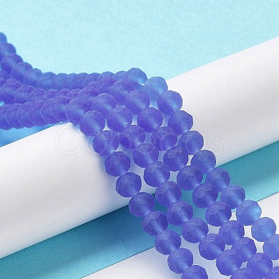 Transparent Glass Beads Strands X1-EGLA-A034-T6mm-MD31-1