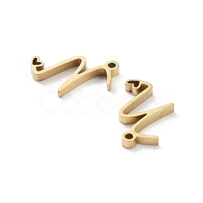 304 Stainless Steel Charms STAS-M327-02G-N-1