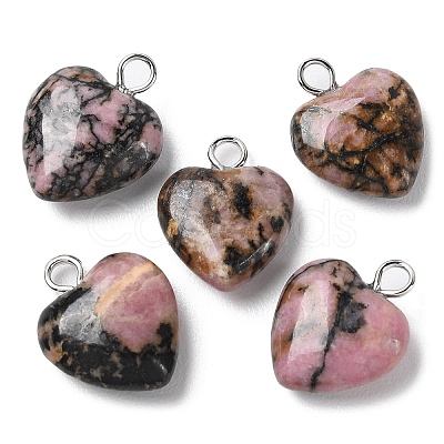 Natural Rhodonite Pendants G-E603-01P-05-1