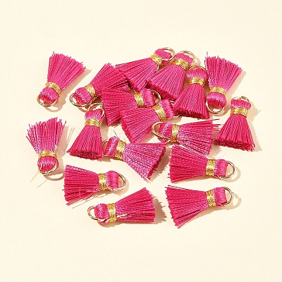 20Pcs Handmade Polycotton(Polyester Cotton) Tassel Decorations FIND-FS0003-27K-1