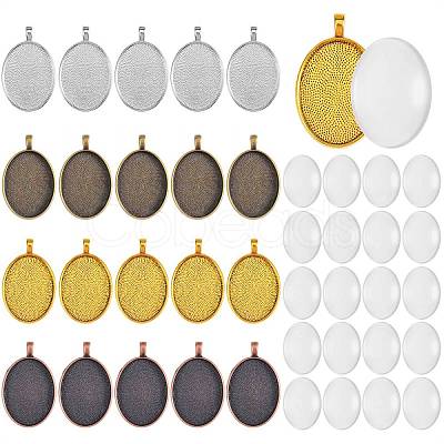 DIY Pendant Making Kits DIY-SZ0004-47-1