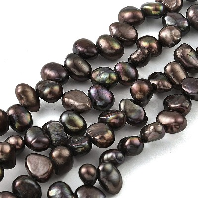 Dyed Natural Cultured Freshwater Pearl Beads Strands PEAR-A006-19B-X-1