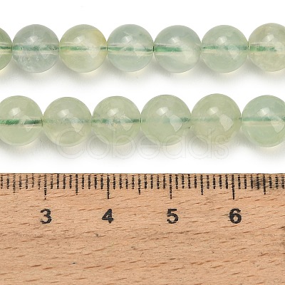 Natural Prehnite Beads Strands GG-CBA6F9F-8mm-1