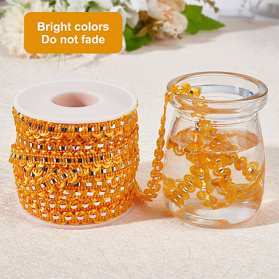 25M Metallic Yarn Lace Ribbons OCOR-GF0003-09G-1