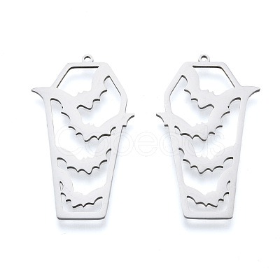 Non-Tarnish Halloween 201 Stainless Steel Pendants STAS-N090-LA978-1-1
