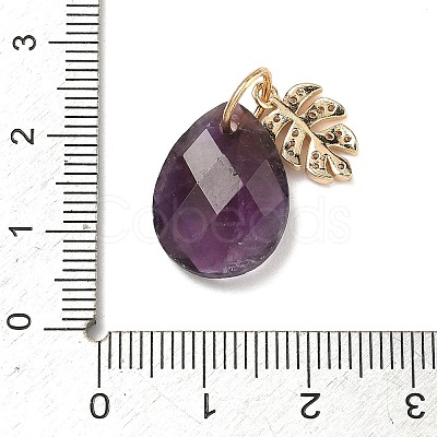 Natural Amethyst Pendants LS-G-K422-02KCG-03-1