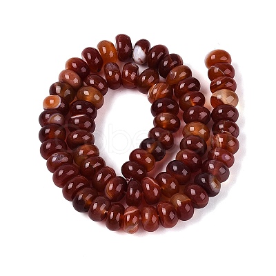 Dyed Natural Agate Beads Strands G-Q606-44B-01-1