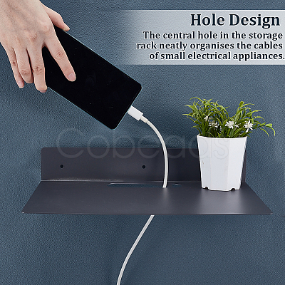 Carbon Steel Wall Mounted Router Storage Rack ODIS-WH0043-236A-1