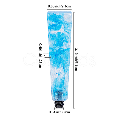 Resin Handle AJEW-WH0254-22A-1