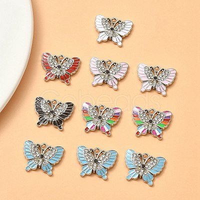 Alloy Enamel Pendants ENAM-YW0003-53B-1