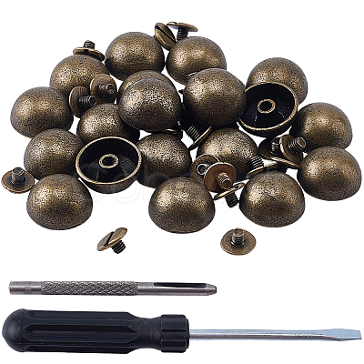 20 Bags Alloy Studs Rivets FIND-CL0002-03AB-1