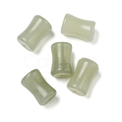 Natural Nephrite Jade/Hetian Jade Beads G-H036-04-1