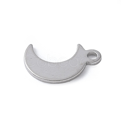 925 Sterling Silver Moon Charms STER-M099-03P-1