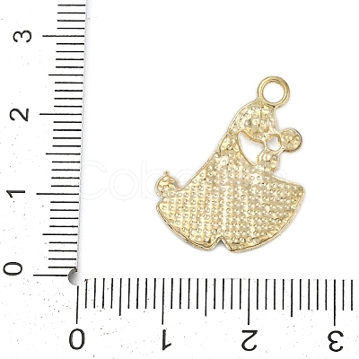Alloy Enamel Pendants with Rhinestone FIND-Z070-07G-04-1