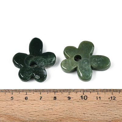 Natural Indian Agate Pendants G-T142-44K-1
