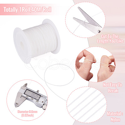 Nylon Chinese Knot Cord NWIR-C003-01B-26-1