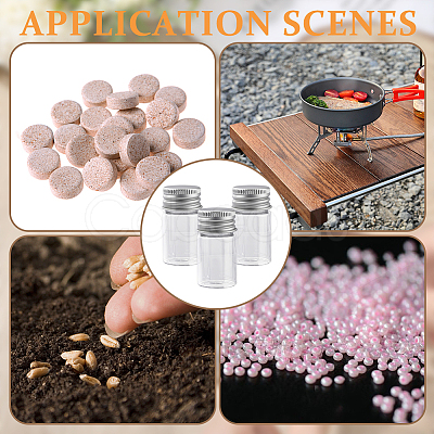 50Pcs Glass Bottles Bead Containers CON-DR0001-06B-1
