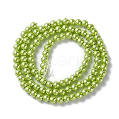 Grade A Glass Pearl Beads LS-HY-J001-4mm-HX014-1