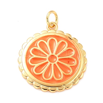 Real 18K Gold Plated Brass Pendants KK-L206-013G-1