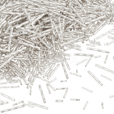 7 Styles Glass Twist Beads EGLA-AR0003-84A-1