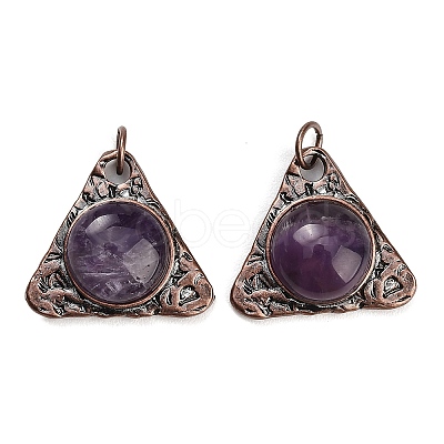 Natural Amethyst Pendants GG-CBACC2B-04R-05-1