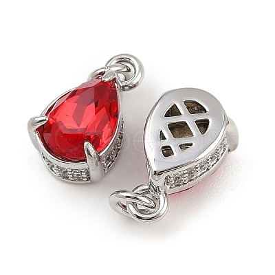 Brass Pave Cubic Zirconia Pendants KK-L240-05P-01-1