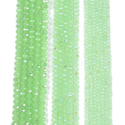 Electroplate Glass Beads Strands EGLA-A044-J6mm-L01-1