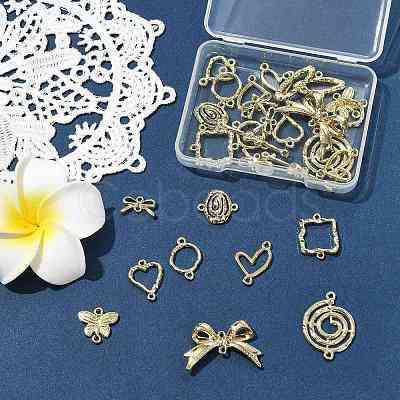 24Pcs 12 Styles Alloy Links/Connectors FIND-FS0004-65-1