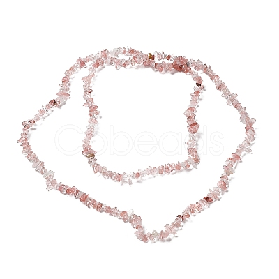 Cherry Quartz Glass Beads Strands G-E607-A03-1