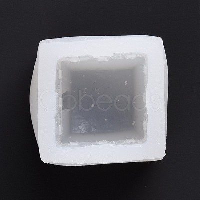 Christmas Theme DIY House Candle Silicone Molds DIY-G049-02-1