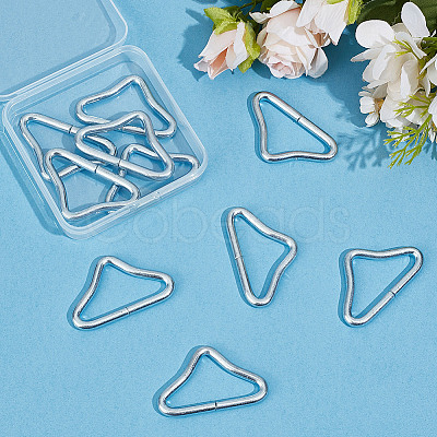 10Pcs Iron Adjuster Triangle Buckles IFIN-GF0001-62-1