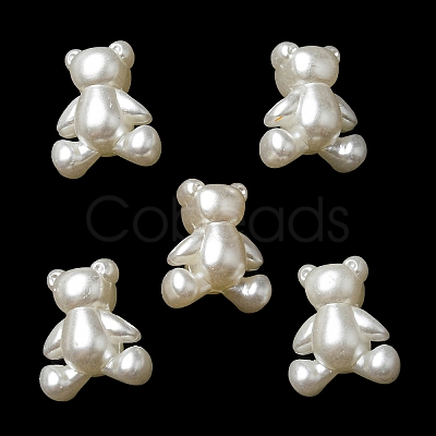 ABS Imitation Pearl Beads X-OACR-K001-31-1