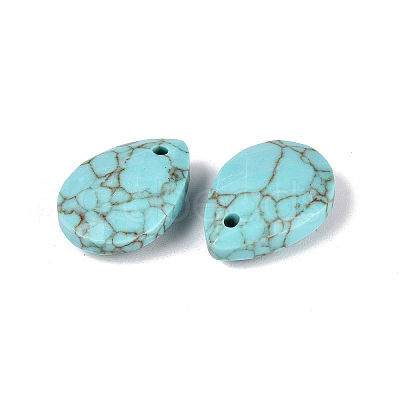 Synthetic Turquoise Pendants G-N362-13L-1