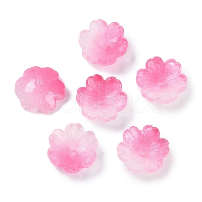 Transparent Spray Paint Glass Beads X1-GLAA-H035-04H-1