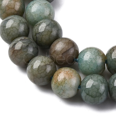 Ombre Effect Dyed Glass Beads Strands GLAA-T031-01O-13-1
