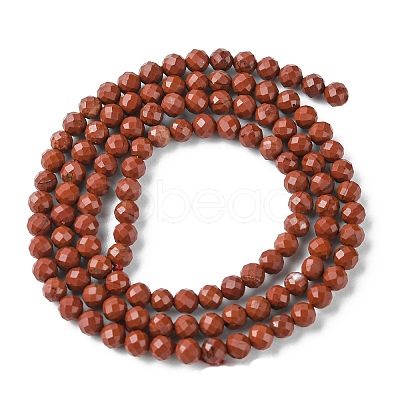 Natural Red Jasper Beads Strands G-F748-H01-02-1