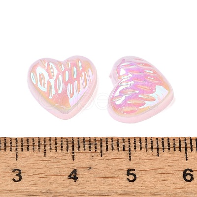 UV Plating Acrylic Cabochons OACR-H121-02E-1