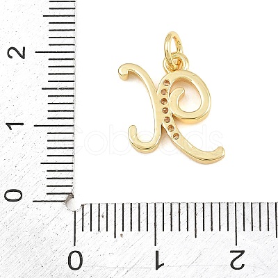 Brass Micro Pave Clear Cubic Zirconia Pendants CU-CBA7939-01X-G-1