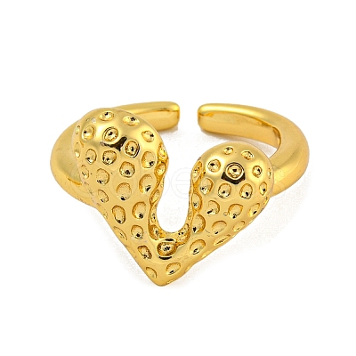 Brass Cuff Rings for Women RJEW-E294-06G-02-1